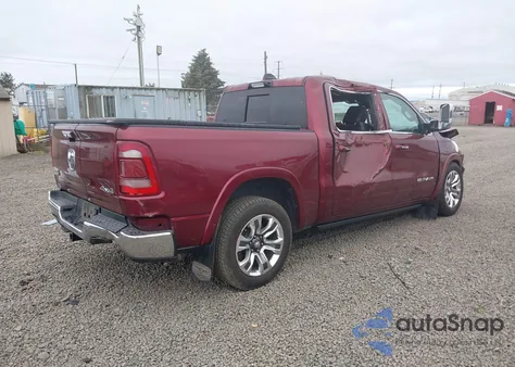 2021 Ram 1500 Limited Longhorn 4X4 5'7 Box from USA, damaged, VIN 1C6SRFKM8MN624663